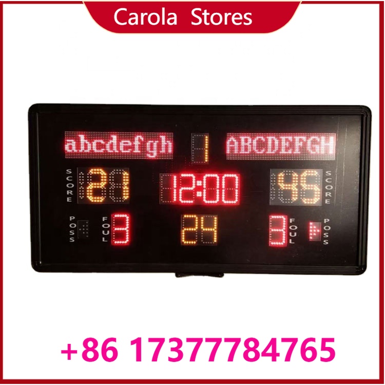 Scoreboard Digital - 1200×600mm Indoor Mini-LED-Multisport-Anzeigetafel, Digitaler Elektronischer LED-Punktezähler