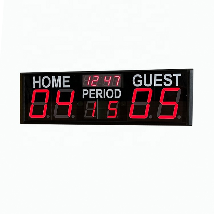 Scoreboard Digital - Basketball/Tennis/Volleyball Digitale Anzeigetafel 4 Zoll 10-stellig