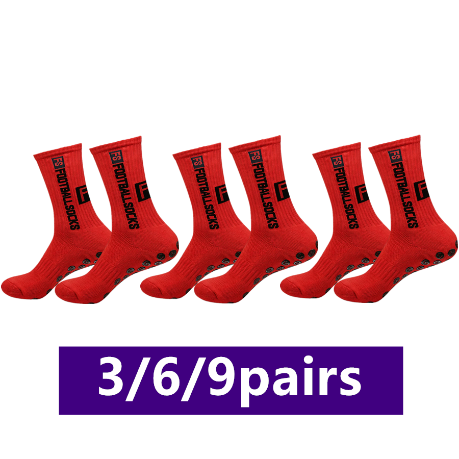 Sports Grip - 3/6/9 Paar Unisex-Socken mit rutschfestem Griff,