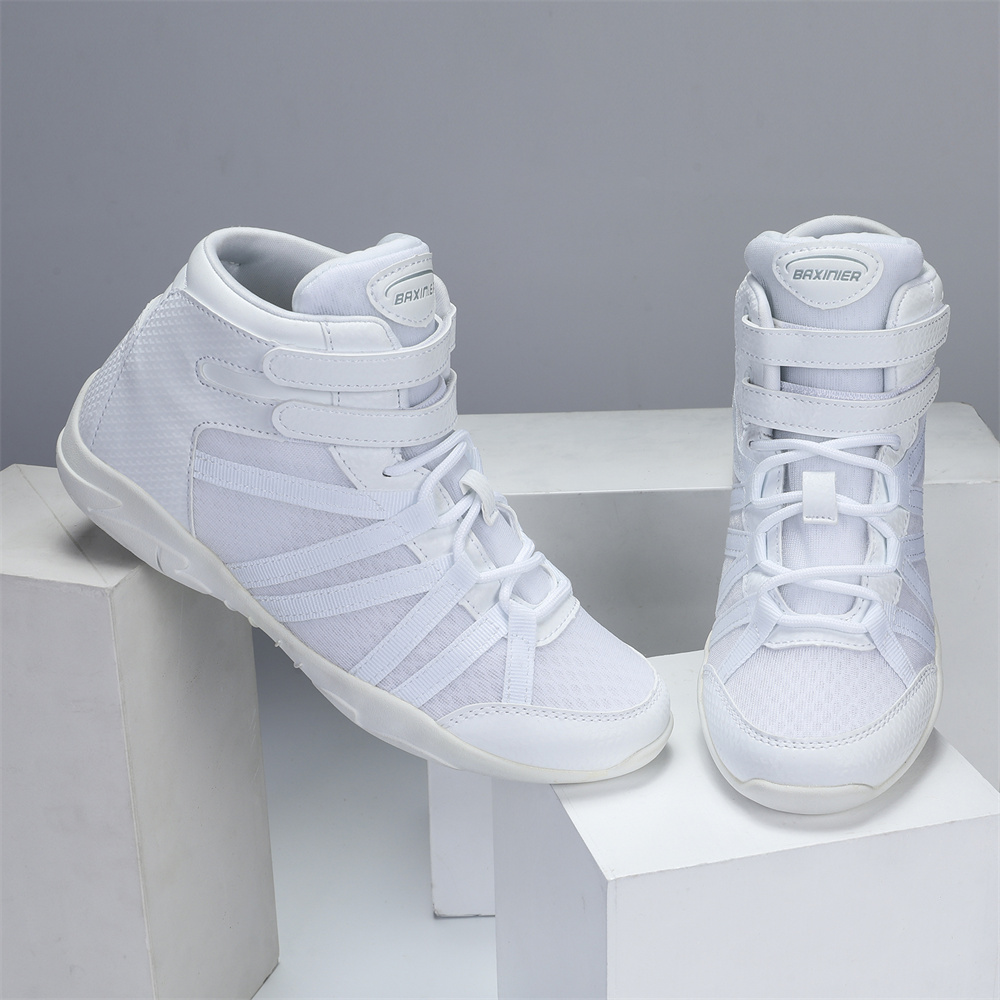 BAXINIER Weiße High-Top-Cheerl – Badminton Shoes Bewertung und Preis