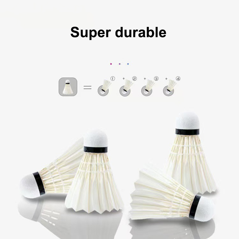 3/6 Stück Badmintonbälle Feder – Badminton Shuttlecock Bewertung und Preis
