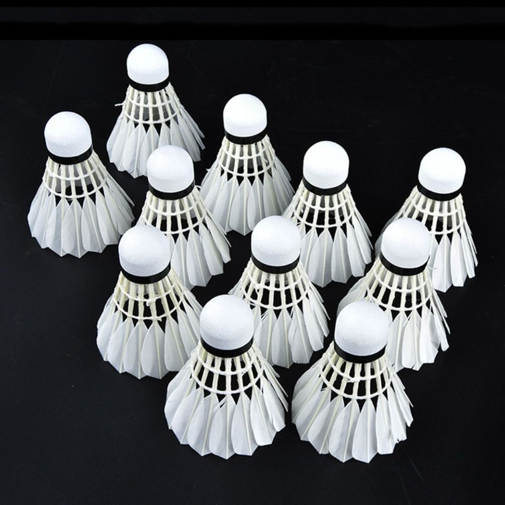 3/6/12Pcs Neue Weiß Badminton  – Feather Shuttlecock Bewertung und Preis