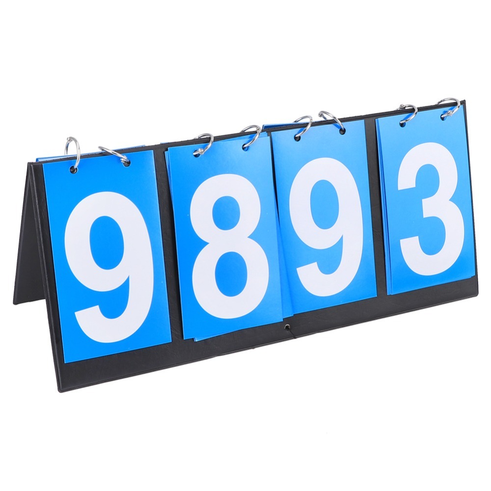 Blaues 4-stelliges Anzeigetafe – Scoreboard Digital Bewertung und Preis